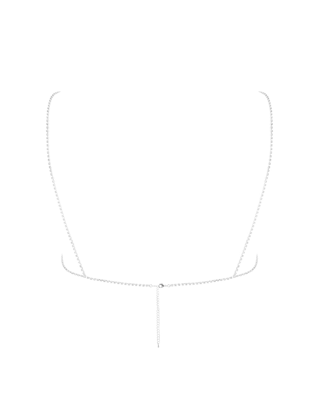 Soutien-gorge Ouvert Diamant Estelle Argent