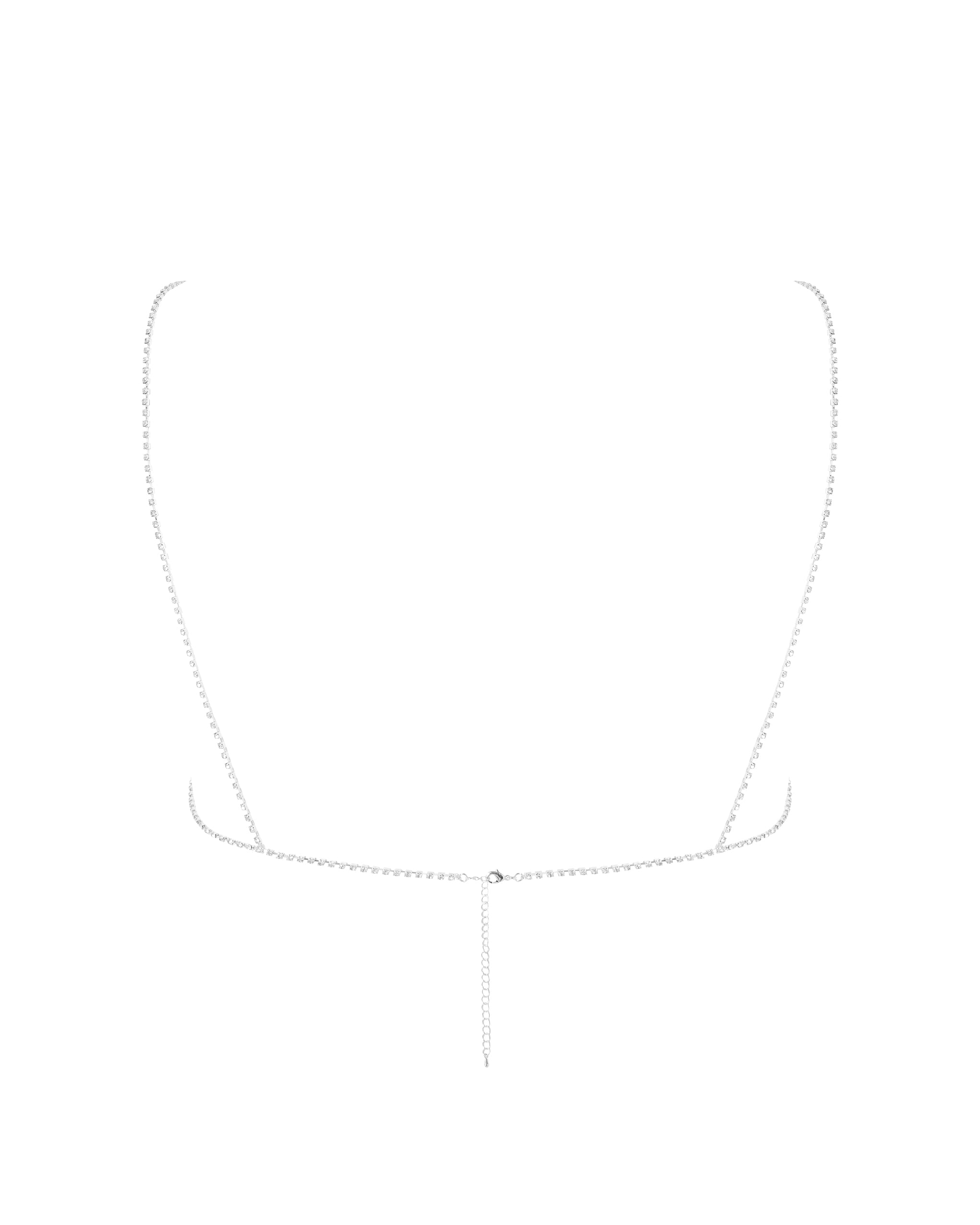 Soutien-gorge Ouvert Diamant Estelle Argent