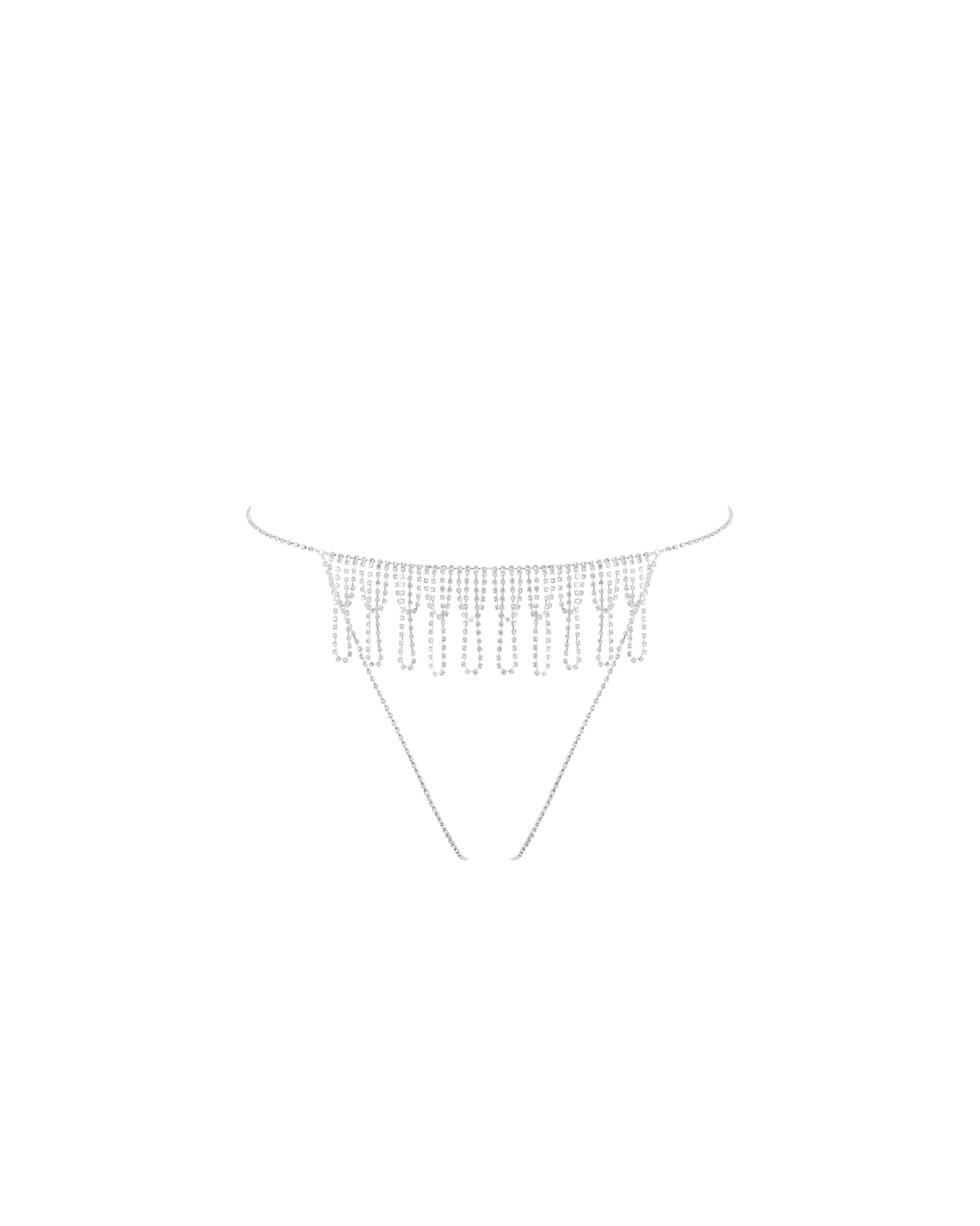 String Ouvert Diamant Estelle argent