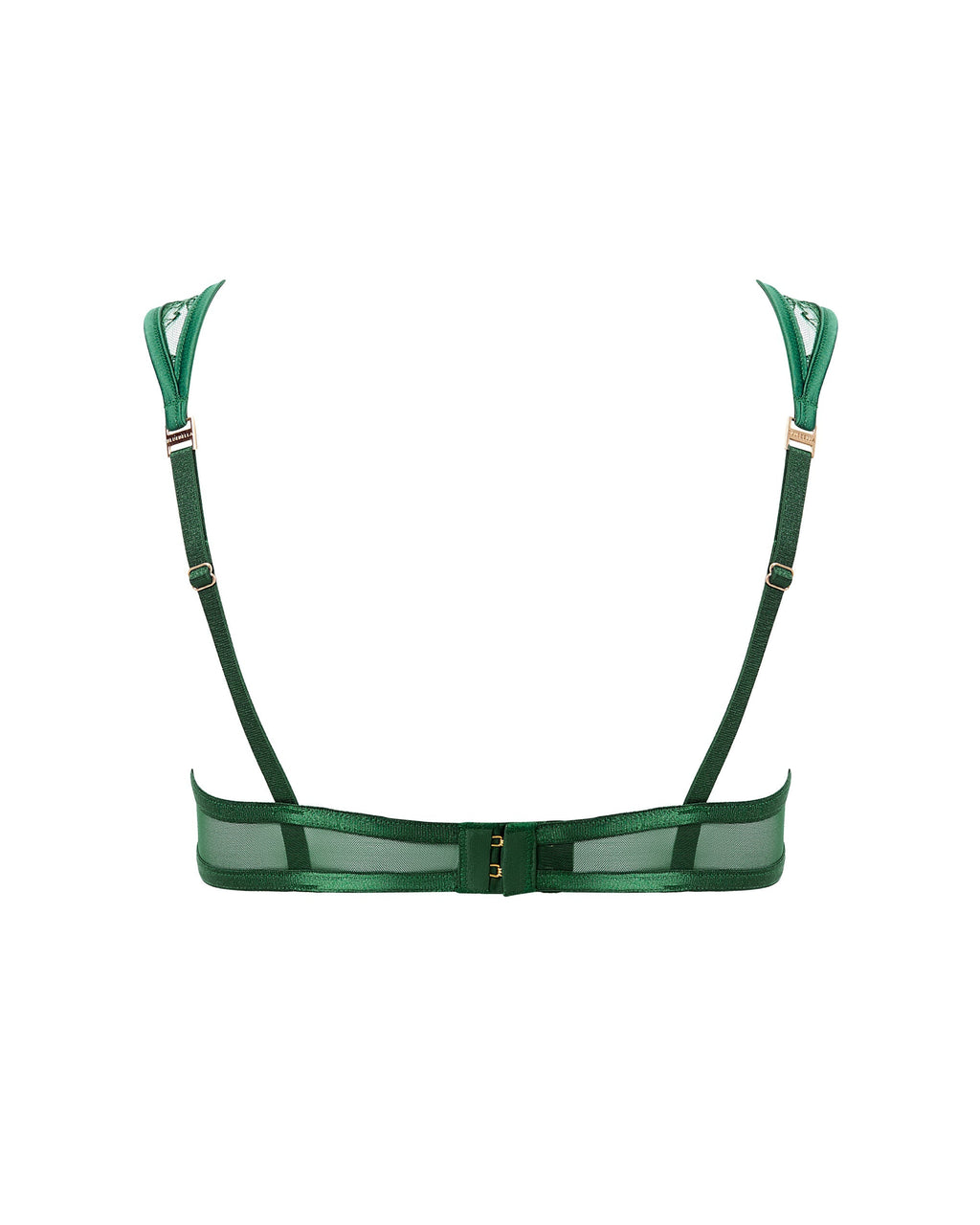 Soutien-gorge Transparent Brodé Seraphim Vert