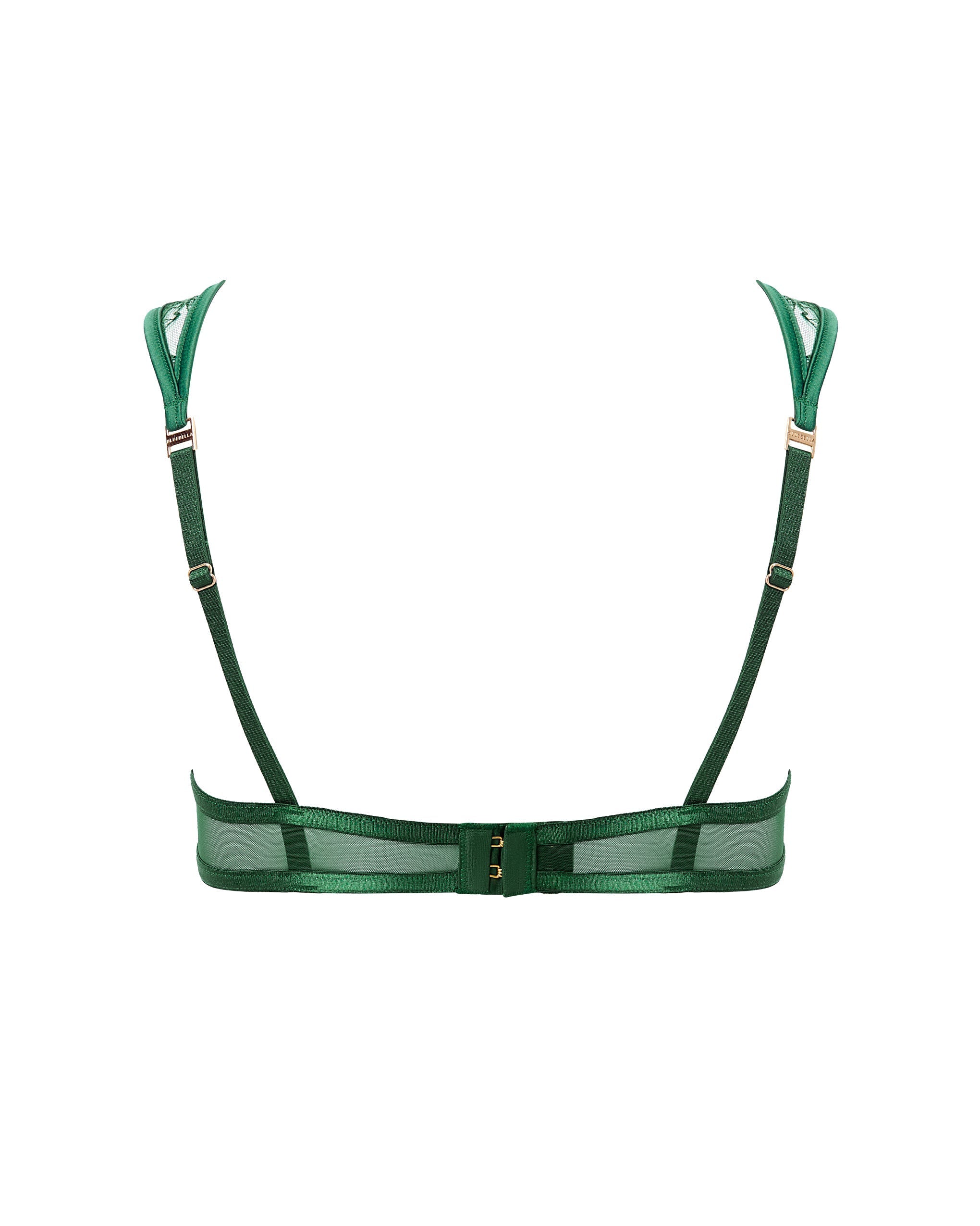 Soutien-gorge Transparent Brodé Seraphim Vert