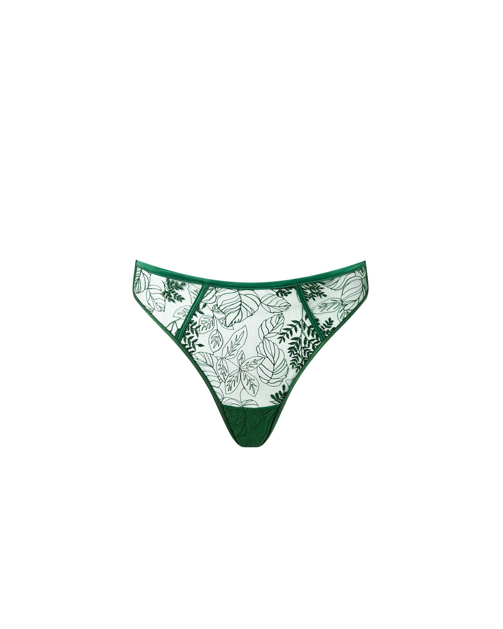 String Taille Haute Transparent Seraphim Vert