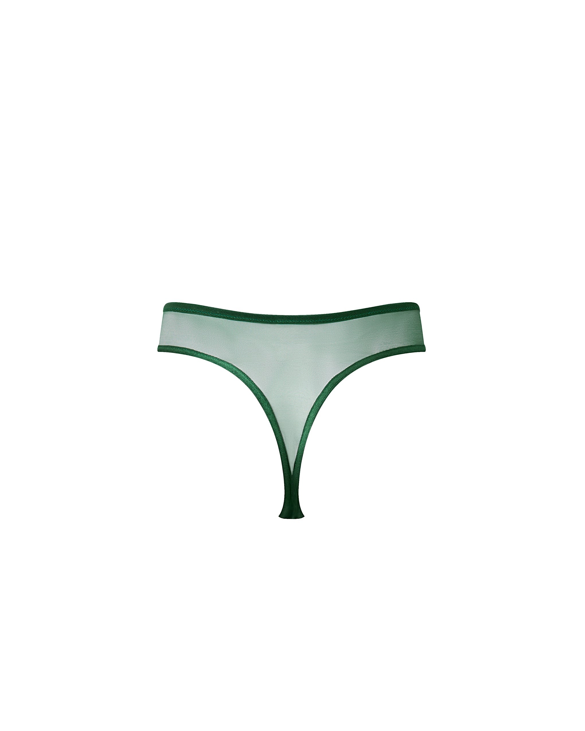 String Taille Haute Transparent Seraphim Vert
