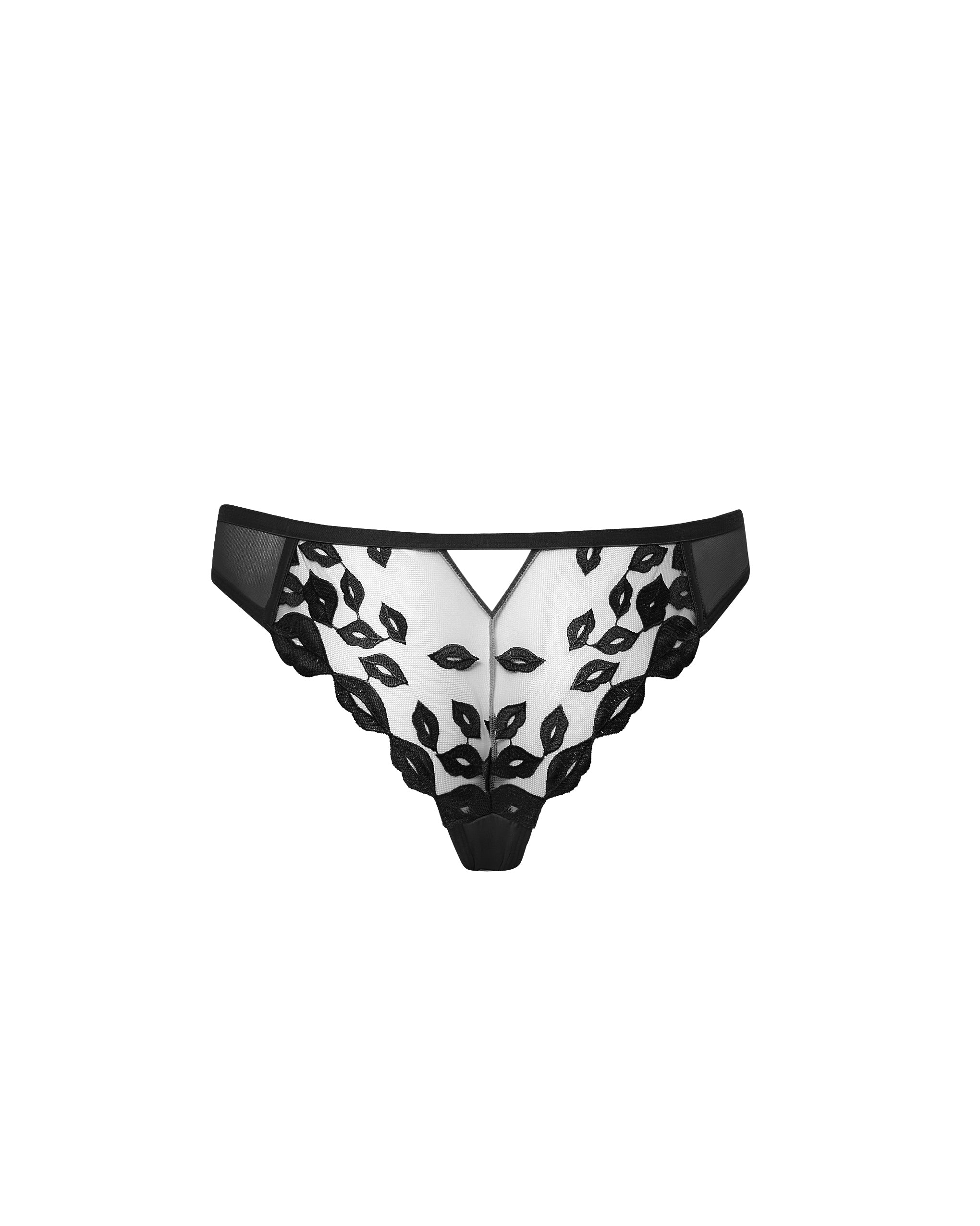 Culotte Brodée Marian Noir